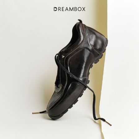 DREAMBOX钧博vibram水洗马皮防滑户外休闲鞋厚底增高老爹鞋潮鞋