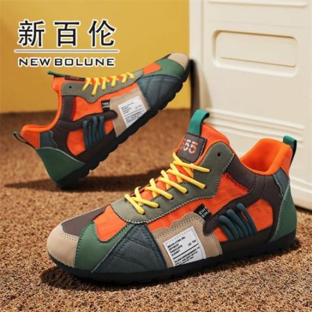 NEW BOLUNE/新百伦男鞋2026秋冬新款休闲运动鞋防滑一脚蹬板鞋潮.