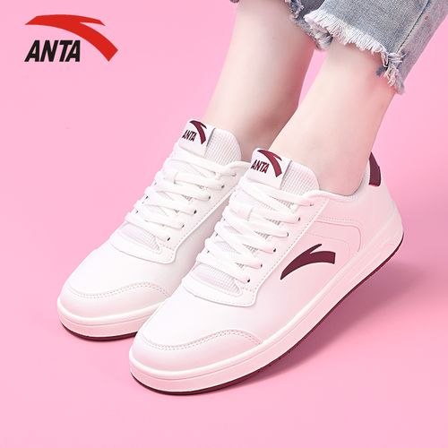 ANTA/安踏男女鞋板鞋情侣小白鞋秋季学生休闲鞋青少年运动鞋女款主图