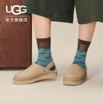 秋季新款女士时尚舒适包头拉娜克罗格鞋休闲半拖鞋 1184230