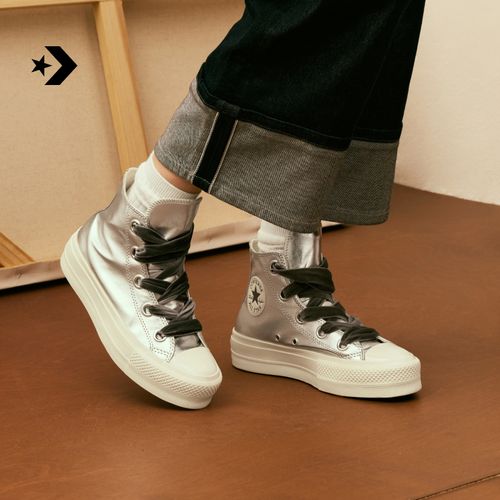 【当季新品】匡威AllStarLift宽鞋带女经典厚底鞋 A24945C主图