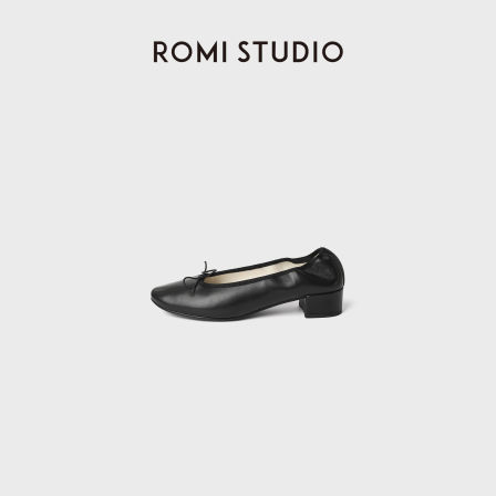 ROMI STUDIO 软羊皮舒适不闷脚玛丽珍法式单鞋平底鞋RWDAPQ6121