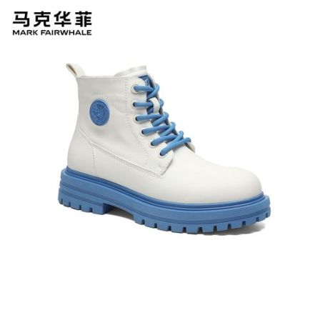 马克华菲情侣马丁靴早秋秋季马丁靴靴子女鞋男鞋工装鞋子