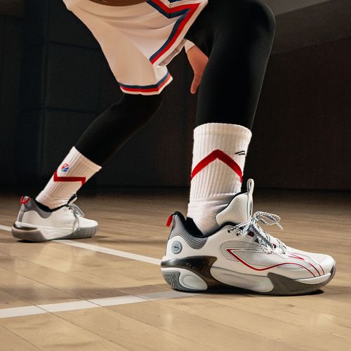 【风影2V3】李宁儿童2026四季新款专业稳定缓震耐磨篮球鞋YKBW036主图