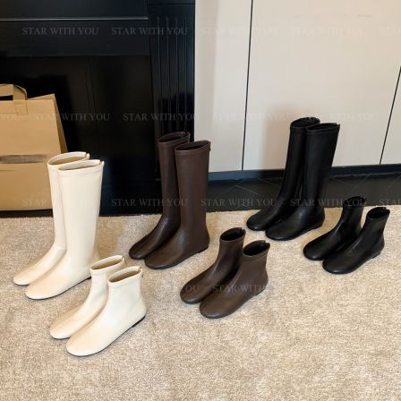 【星星STAR】内增高弹力显瘦百搭瘦瘦靴极简高级感中高筒靴5cm