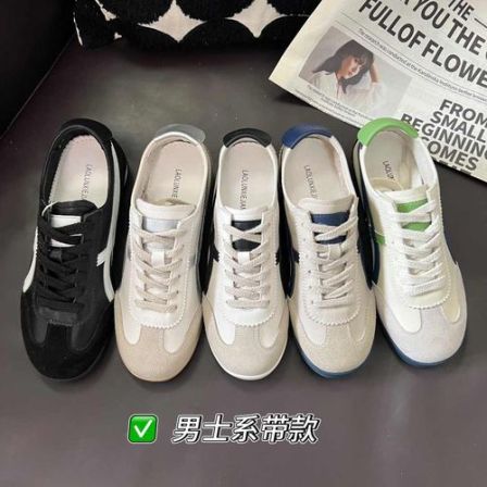 （男鞋）LAOLUNXIEJIANG头层牛皮休闲阿甘鞋四季款鞋子+送鞋带一副‘
