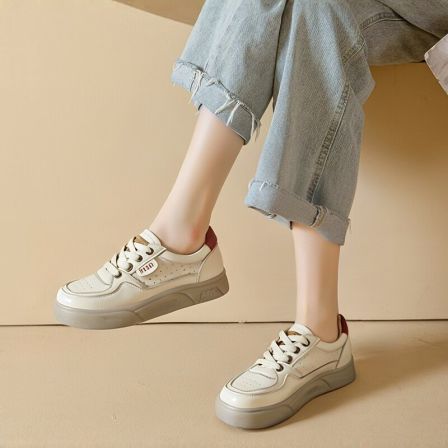 【头层牛皮】26088简约百搭软底休闲运动鞋