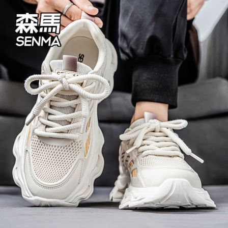 SENMA/森马男鞋秋季2026新款网面轻便软底跑步运动鞋青少年休闲鞋