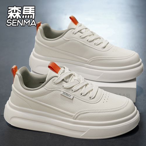 SENMA/森马秋季新款厚底增高男鞋百搭休闲软底防滑运动板鞋潮鞋主图