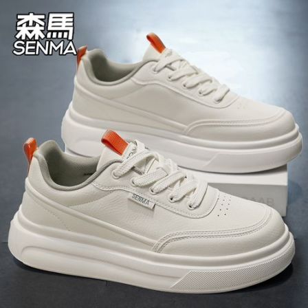 SENMA/森马秋季新款厚底增高男鞋百搭休闲软底防滑运动板鞋潮鞋