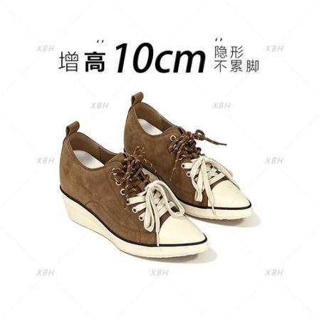 【10CM舒适增高~】2026老钱轻奢风休闲鞋厚底内增高女单鞋女鞋0103