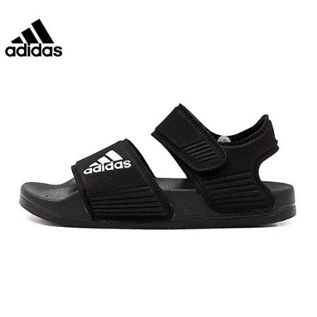 adidas/阿迪达斯魔术贴童鞋防滑沙滩鞋GW0344燕麦格雷