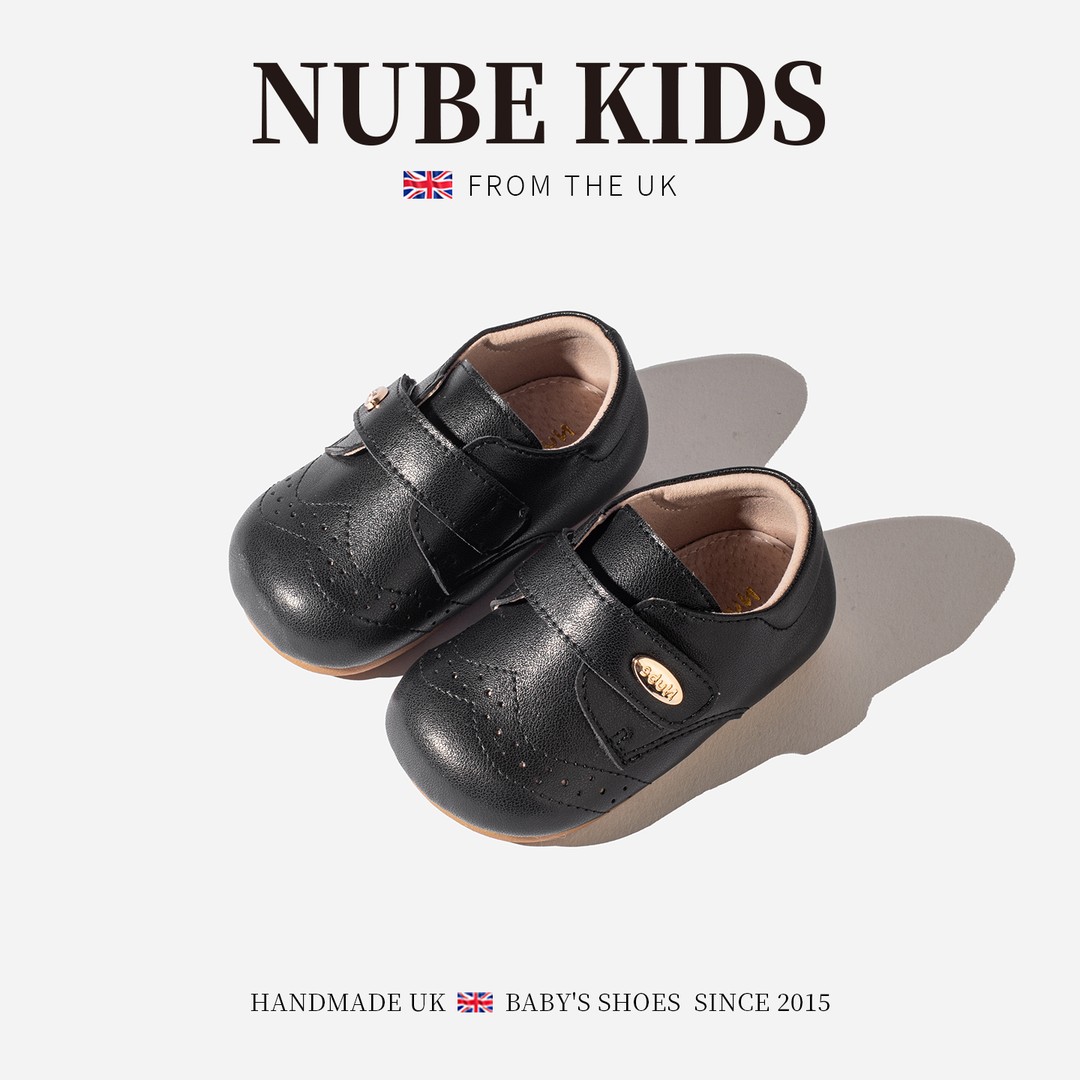 NUBEKIDS儿童小皮鞋真皮春秋季新款宝宝公主防滑学步单鞋35A26101主图