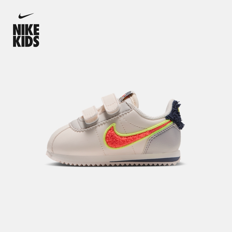 耐克宝宝婴童魔术贴运动鞋冬新款男女童易穿脱NIKE CORTEZ IQ0955主图