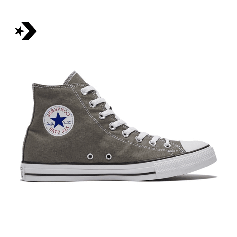 【木炭色】匡威AllStar燕麦格雷男女经典高帮帆布运动鞋灰色1J793C主图