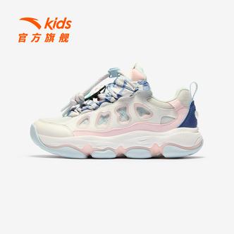 门店热卖【奶昔Puff】安踏儿童休闲鞋26女大童秋季燕麦格雷运动潮流主图