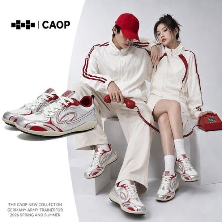 CAOP草牌阿甘德训鞋男女同款2026秋季新款小众设计百搭赛车休闲鞋