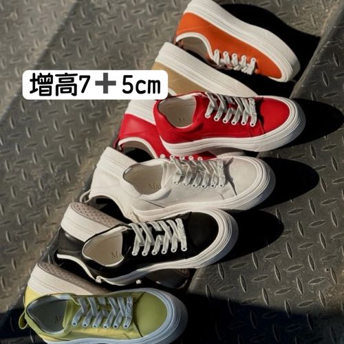 【感恩3周年】MaxAC美呈 7公里阔腿裤必备鞋厚底小白鞋增高休闲板鞋主图