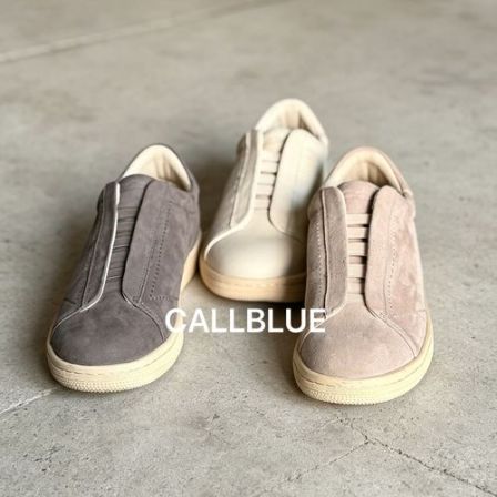 CALLBLUE『羊猄订制』slip‑on头层牛羊猄皮一脚蹬老钱风休闲男板鞋