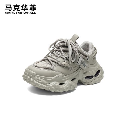 马克华菲厚底增高老爹鞋2026秋季潮流爆款气垫轮胎鞋时尚休闲鞋子主图