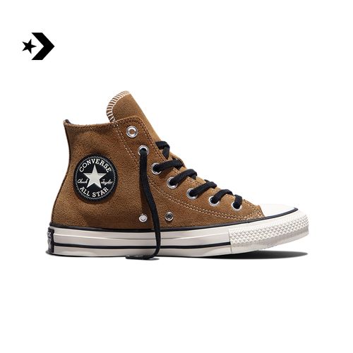 【暖冬系列】匡威AllStar当季新品加绒休闲鞋琥珀棕 A27123C主图