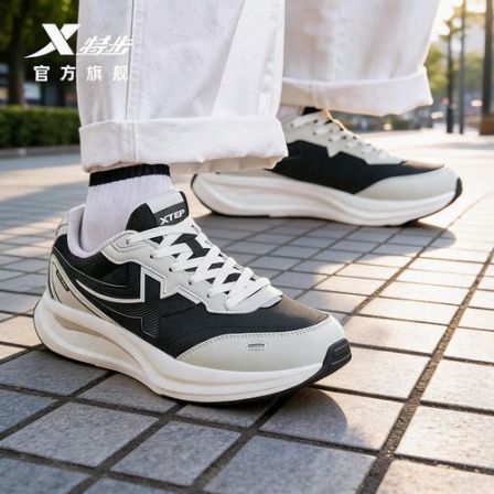 特步X70SE丨休闲鞋男女同款时尚复古百搭阿甘鞋轻便舒适运动鞋子