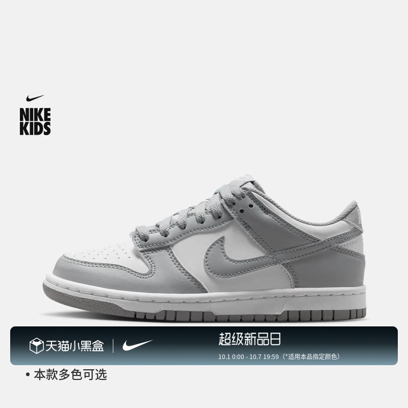 耐克青少年平底运动鞋秋冬男女童透气低帮板鞋NIKE DUNK IU7766主图