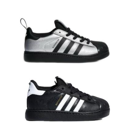 adidas/阿迪达斯SUPERSTAR QUICKON婴童经典贝壳头休闲板鞋LM5373
