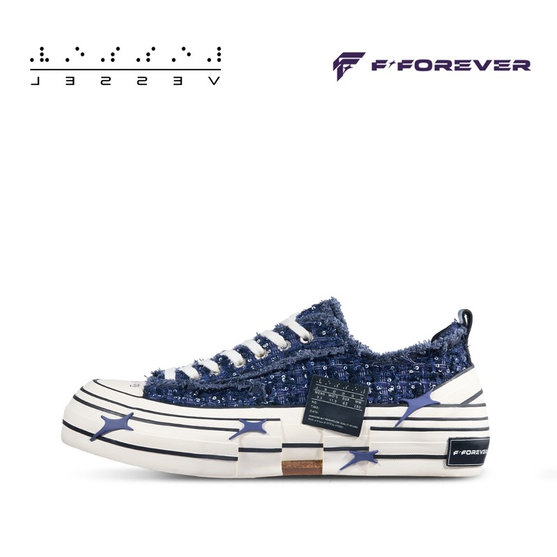 XVESSEL【10月7日 12点新品发售】F·FOREVER「恒星之城」粗花呢低帮主图