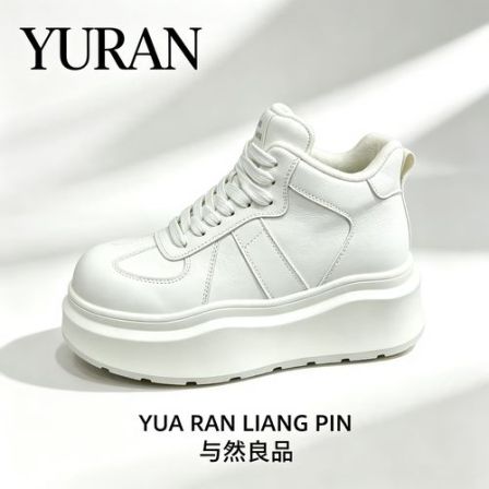 【与然良品】5063新款百搭时尚简约气质女士{马皮大棉}休闲鞋