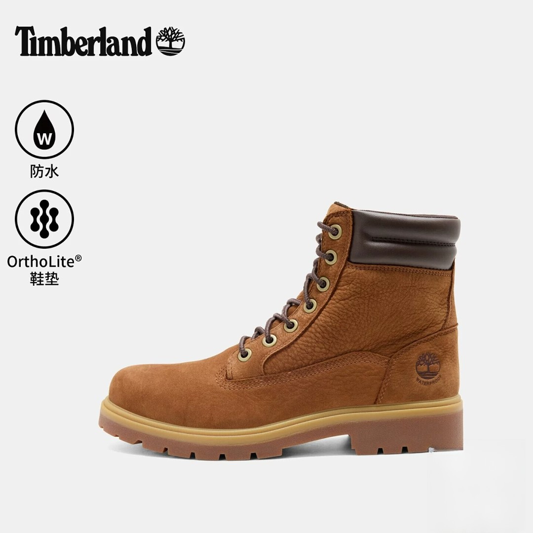 Timberland添柏岚官方男鞋高帮靴马丁靴秋季新品户外防水|A43CG主图