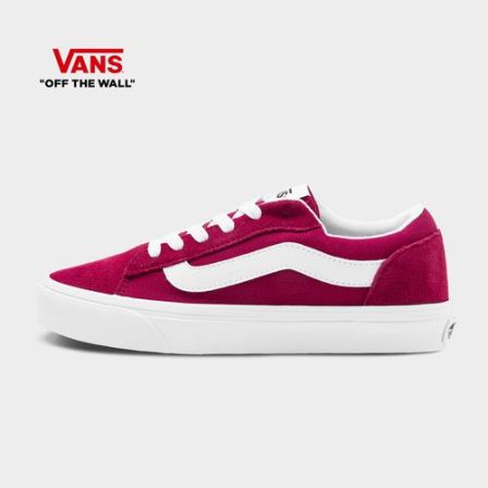 Vans范斯官方 Vero LS波尔多红秋冬美式百搭低帮女鞋板鞋VA3BRD