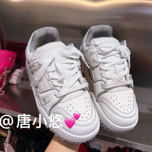 【唐小悠童装】定制款洋气百搭白色面包板鞋主图