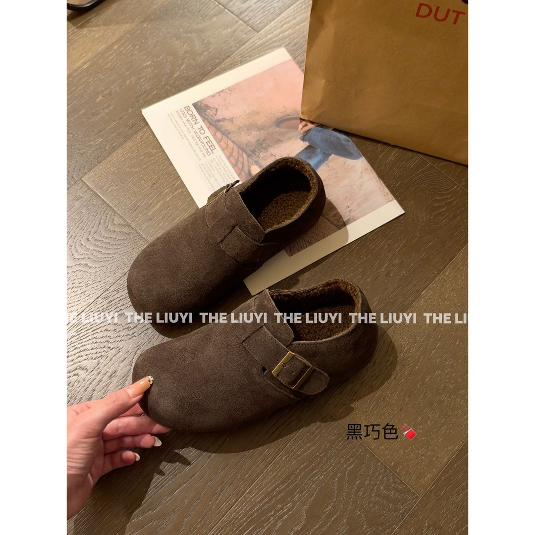 【LIUYI】增高5cm秋冬保暖绒里暴走不累脚勃肯鞋3329主图