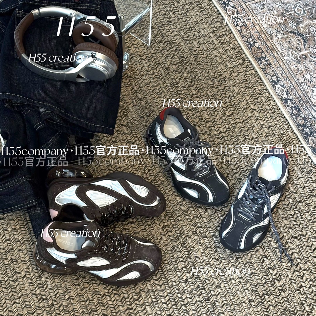H55【H55粉丝专享】秋冬丝光牛皮软底气囊缓震舒适感休闲鞋58-3918主图