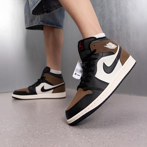 NIKE耐克男鞋AJ1燕麦格雷百搭休闲板鞋运动训练篮球鞋DQ8426007主图