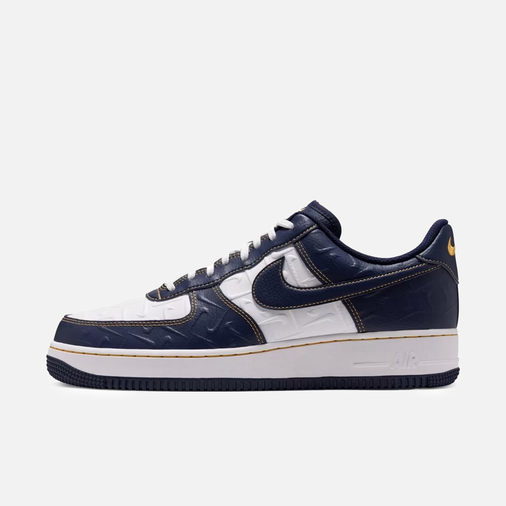 【补贴】Nike耐克AIR FORCE 1 '07海军蓝印花休闲鞋IX7257-133主图