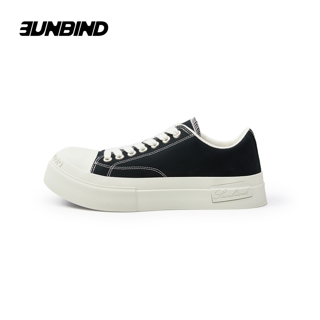 3unbind·3B小头鞋男鞋【新品首发】增高3.5cm增高百搭休闲帆布板鞋主图
