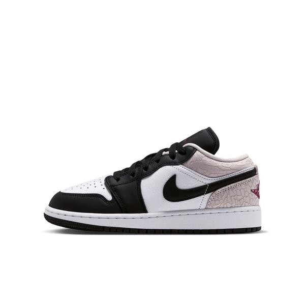 NIKE/耐克正品女鞋AJ1 SE大童爆裂纹燕麦格雷休闲板鞋-IQ5229-007主图