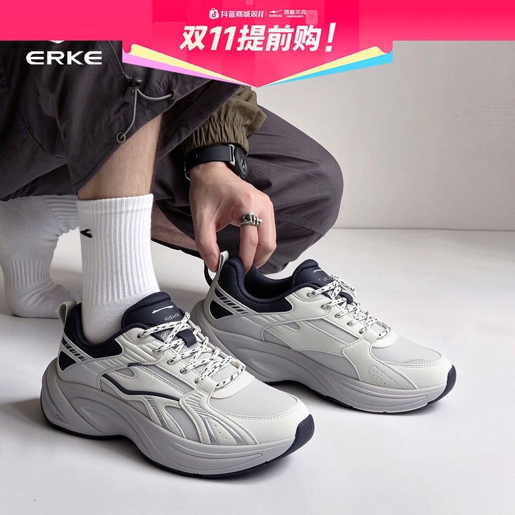 【国补】凤求凰4鸿星尔克休闲鞋2026年秋季国风复古运动老爹鞋主图