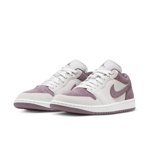 NIKE/耐克正品AJ1男女同款白粉低帮燕麦格雷运动休闲鞋DC0774-117主图