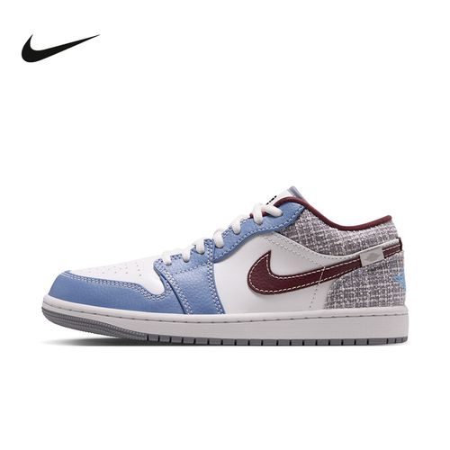 NIKE/耐克新款撞色拼接板鞋AJ1平底耐磨日常穿搭休闲鞋 IZ6154121主图