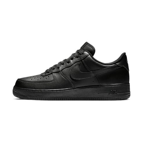 NIKE/耐克男女情侣 AF1 纯黑 黑武士空军一号经典休闲板鞋主图