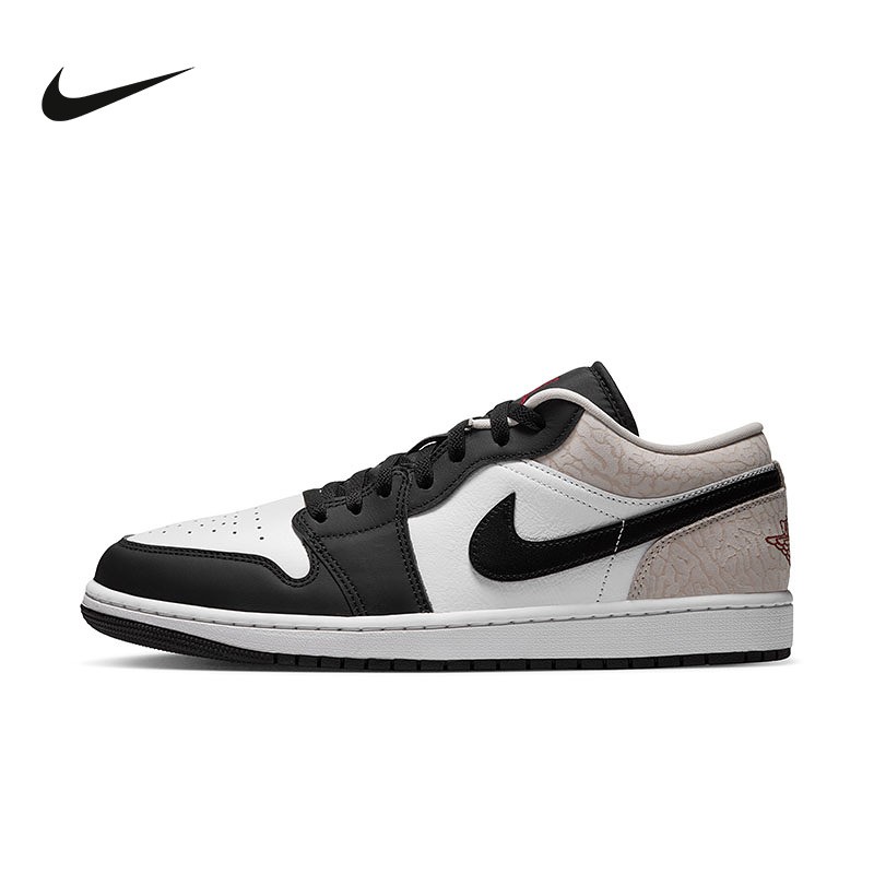 NIKE/耐克AJ1男子爆裂纹羊脂玉燕麦格雷休闲运动板鞋 IQ5490007主图