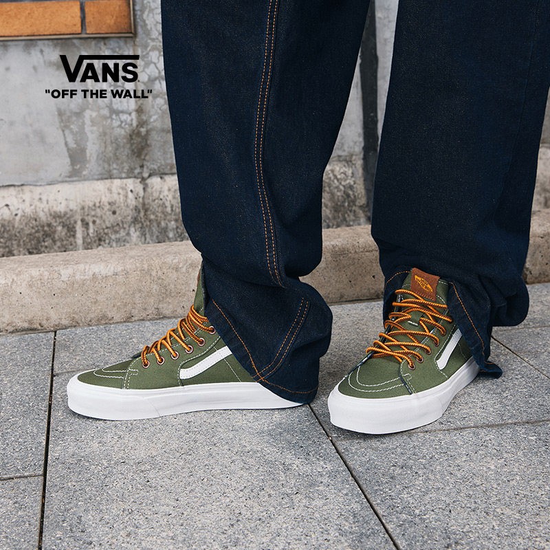【双11专属】VANS范斯官方SK8-Hi丛林绿高帮百搭板鞋VN0A7Q62E02主图