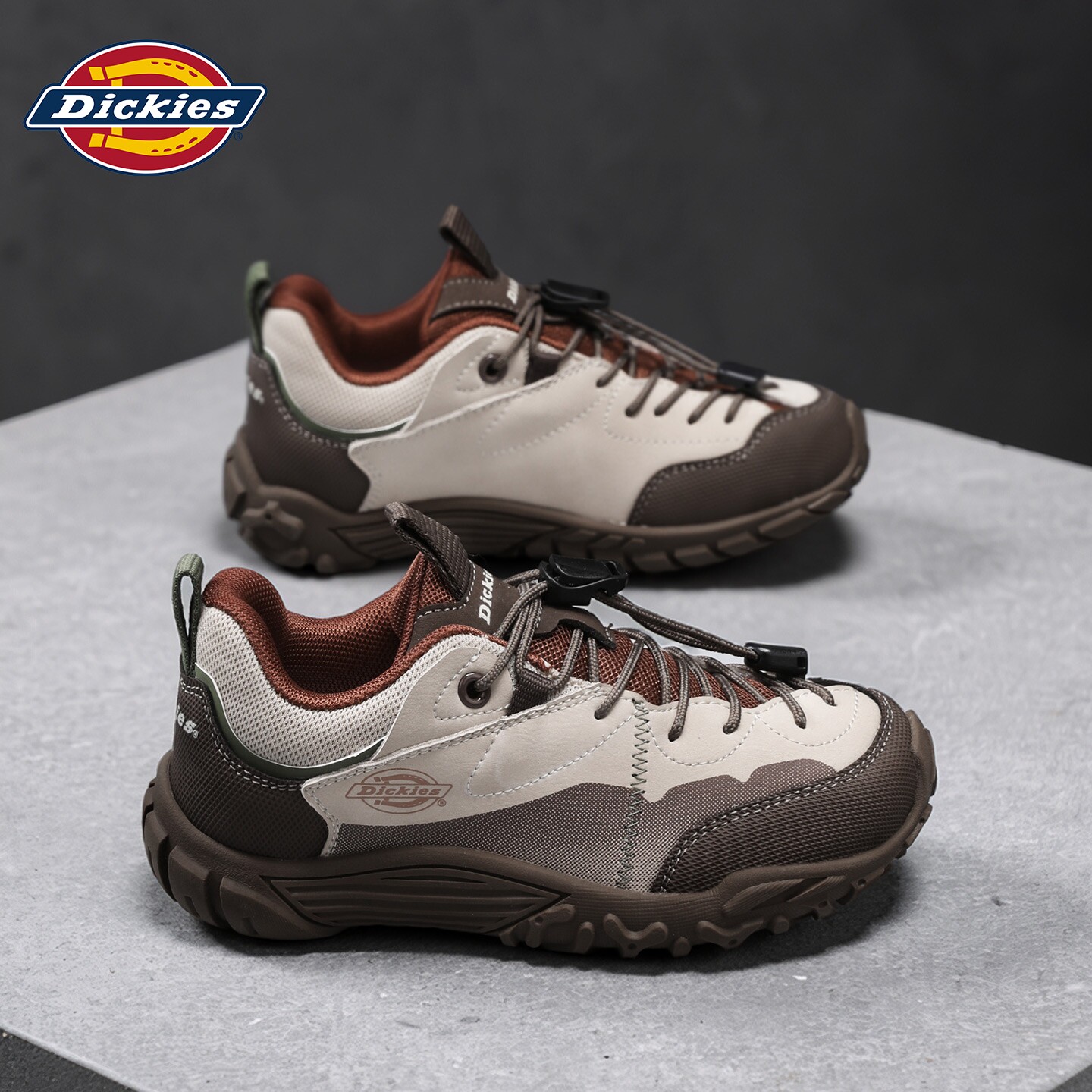 Dickies男童鞋子户外运动鞋2026新款秋冬防滑德训鞋登山童鞋儿童主图