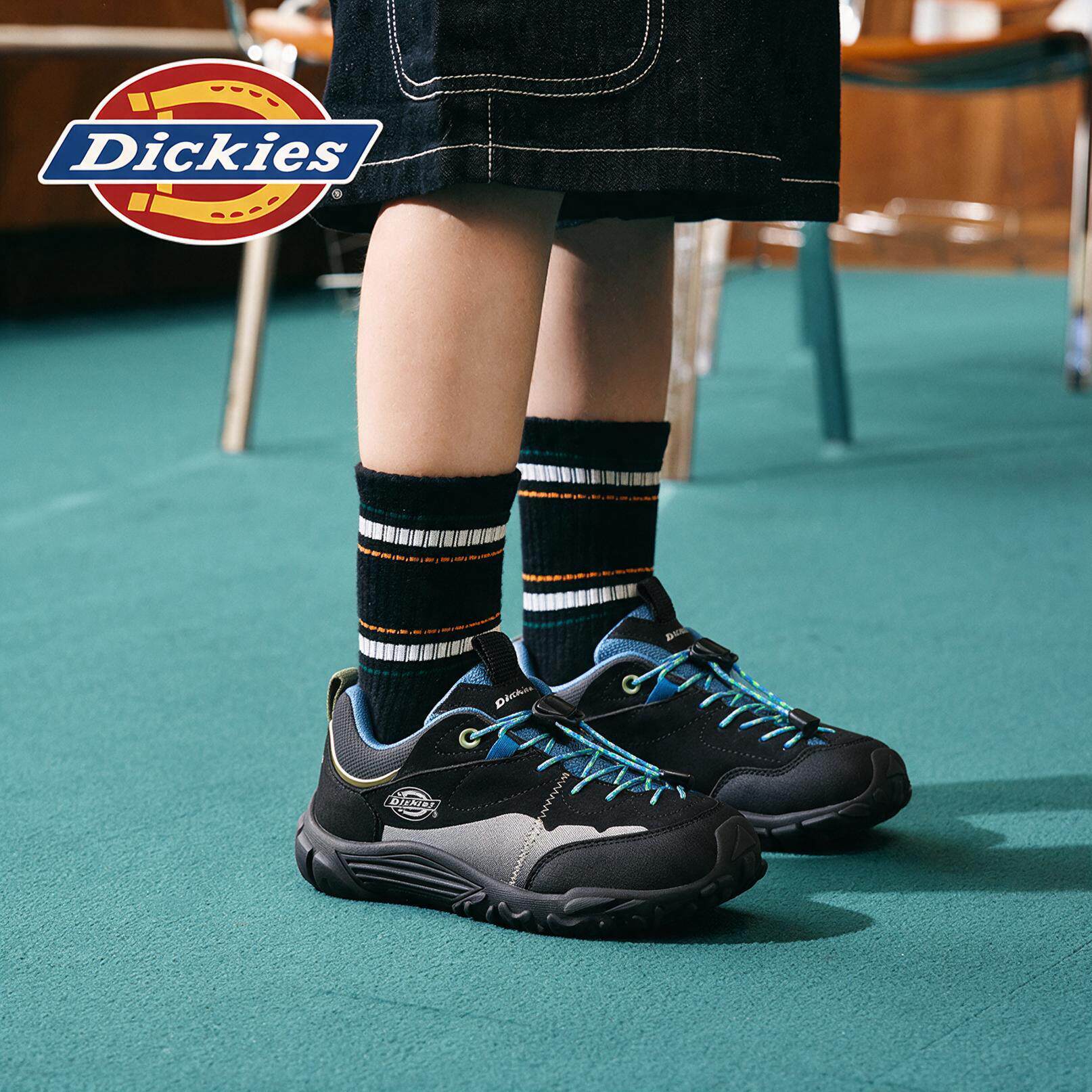 Dickies男童德训鞋户外运动鞋2026新款秋冬防滑登山童鞋儿童鞋子主图