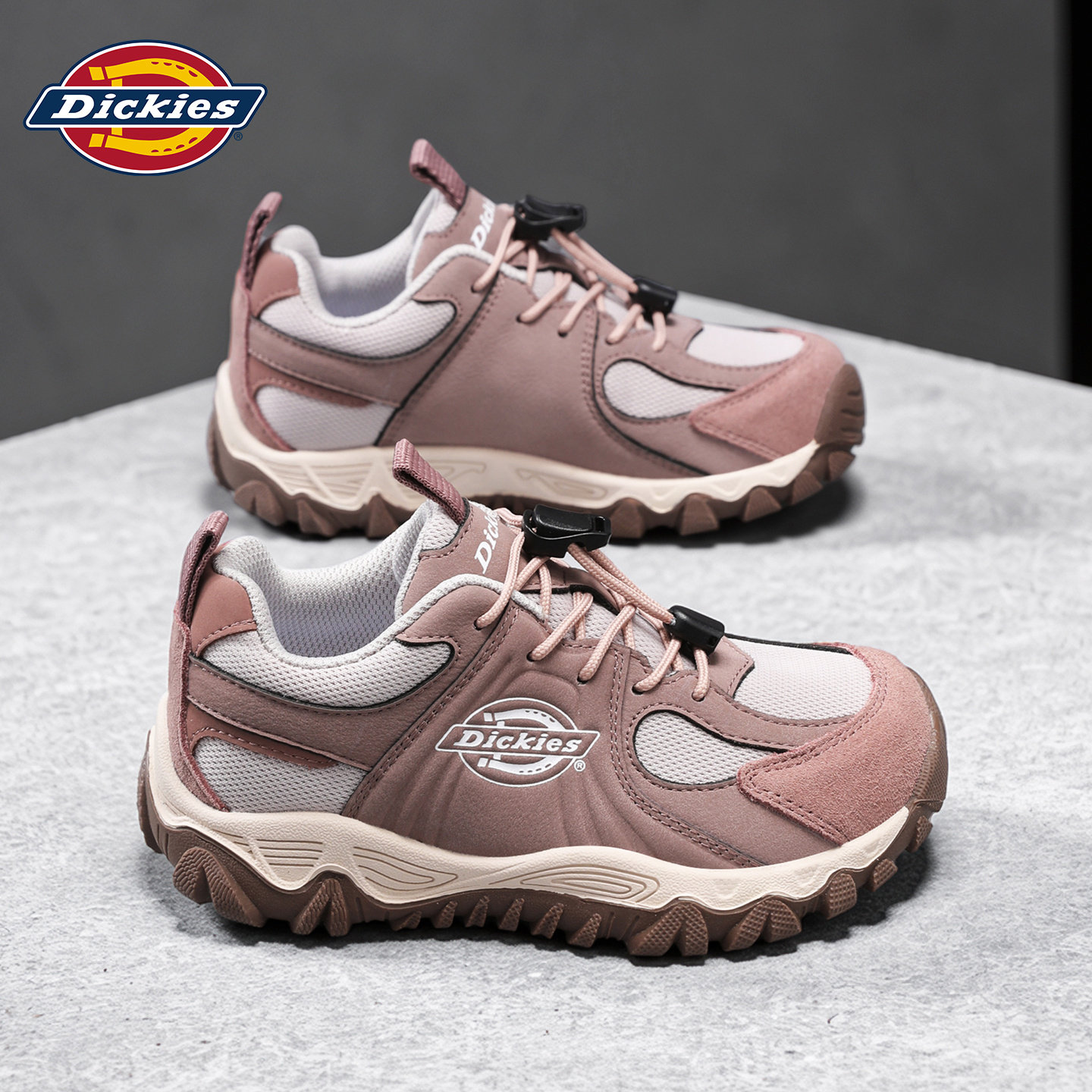 Dickies童鞋女童鞋子2026新款秋冬户外防滑登山鞋儿童运动鞋男童主图