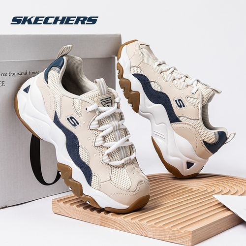 Skechers斯凯奇官方女鞋三代熊猫鞋秋厚底老爹鞋美拉德休闲鞋男鞋主图