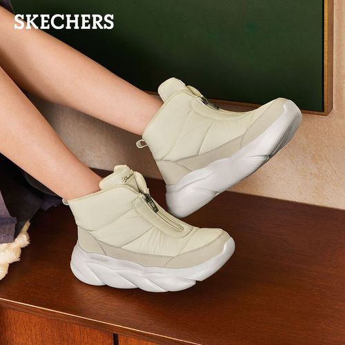 Skechers斯凯奇秋冬女雪地靴厚底增高保暖冬靴缓震高帮靴168062主图